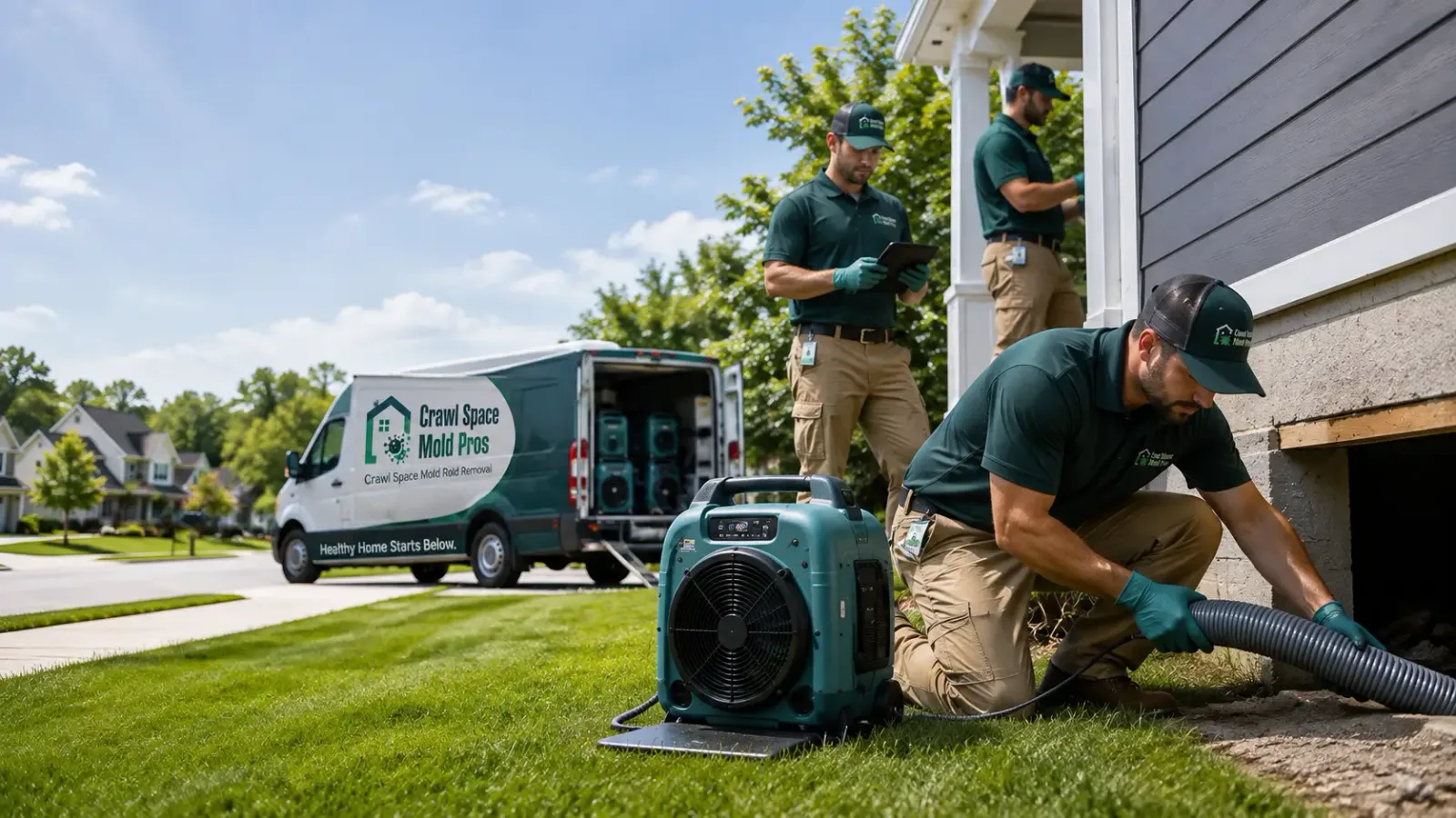 Crawl Space Mold Removal in Glen Head, NY
